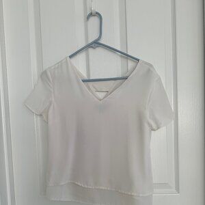 banana republic blouse : white : like NEW